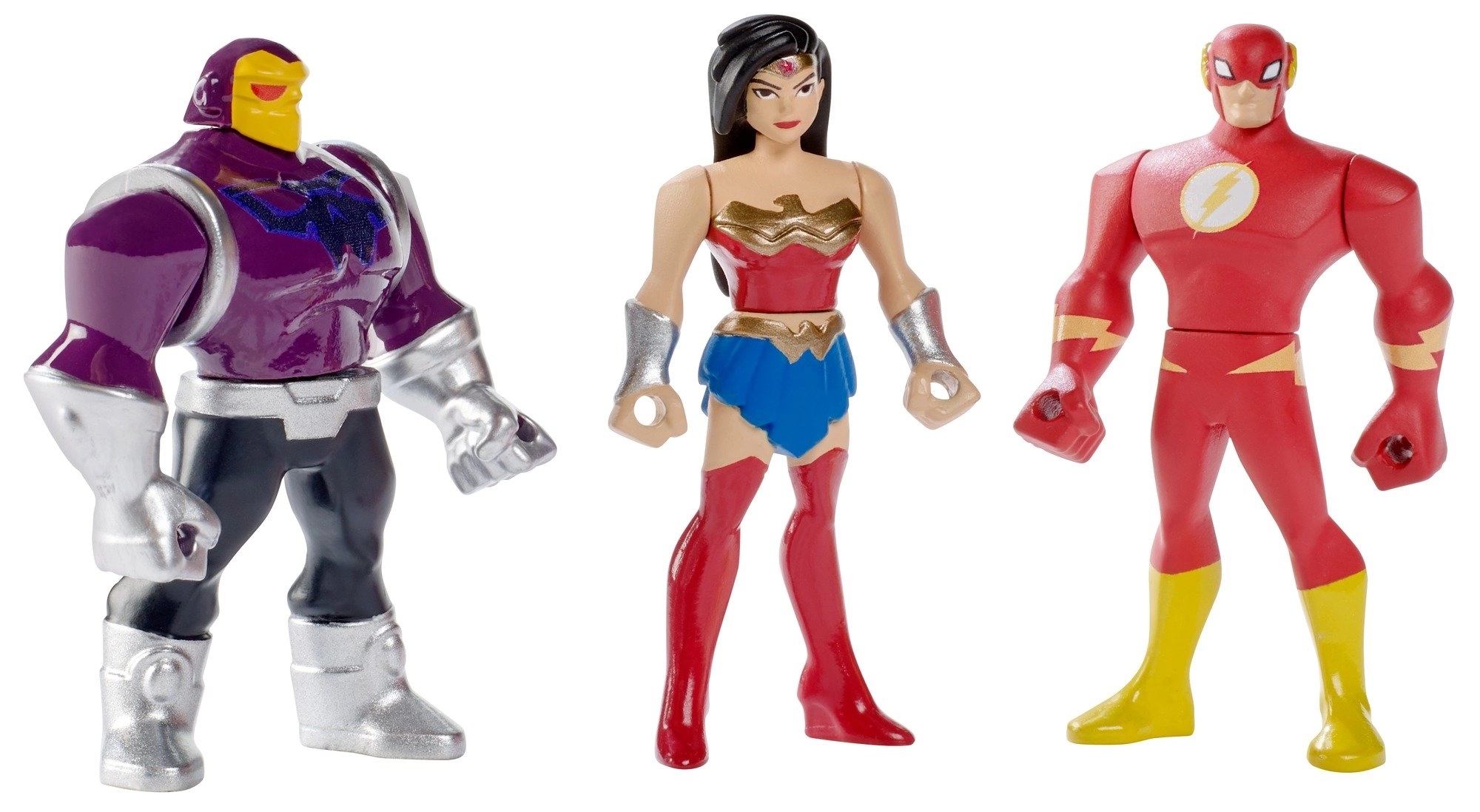 Mattel Wonder Woman + The Flash + Mongul - Justice League Action