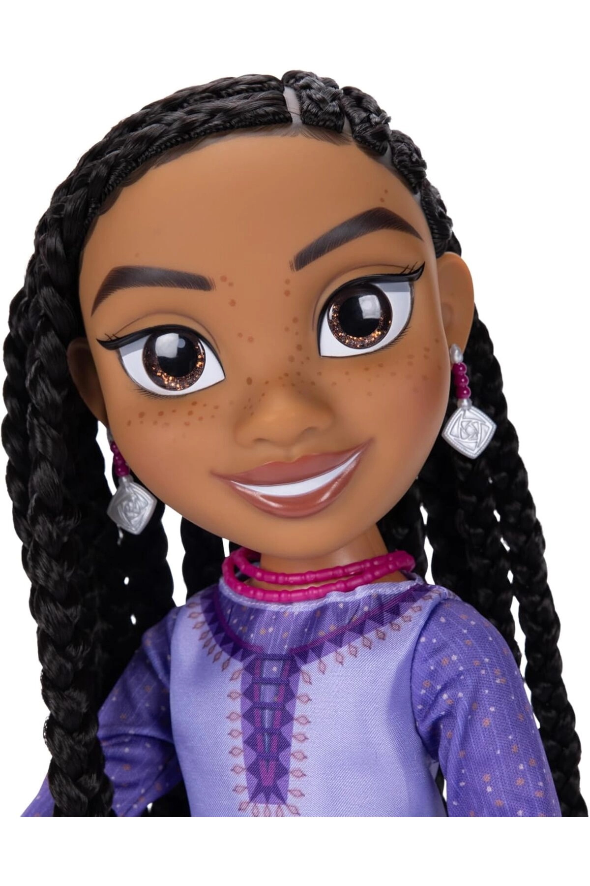 Asha Fashion Doll - 14in (35cm) Braided Hair Removable Dress & Shoes Ages 3+