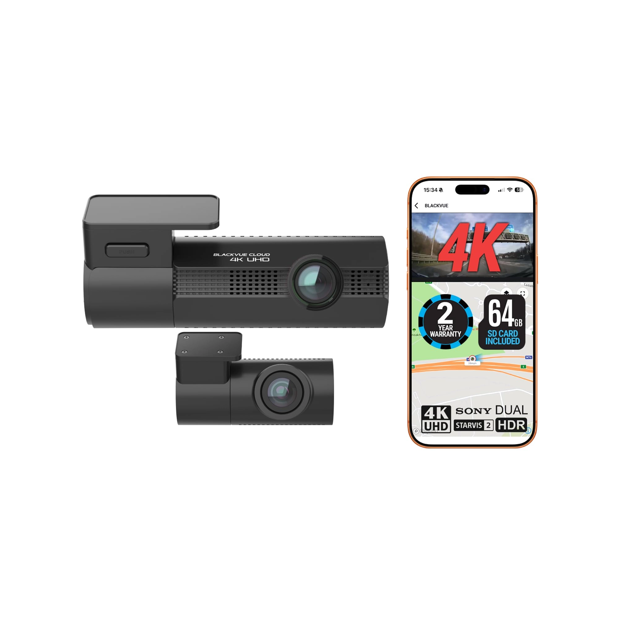 Blackvue Elite 9 - 2CH 64GB