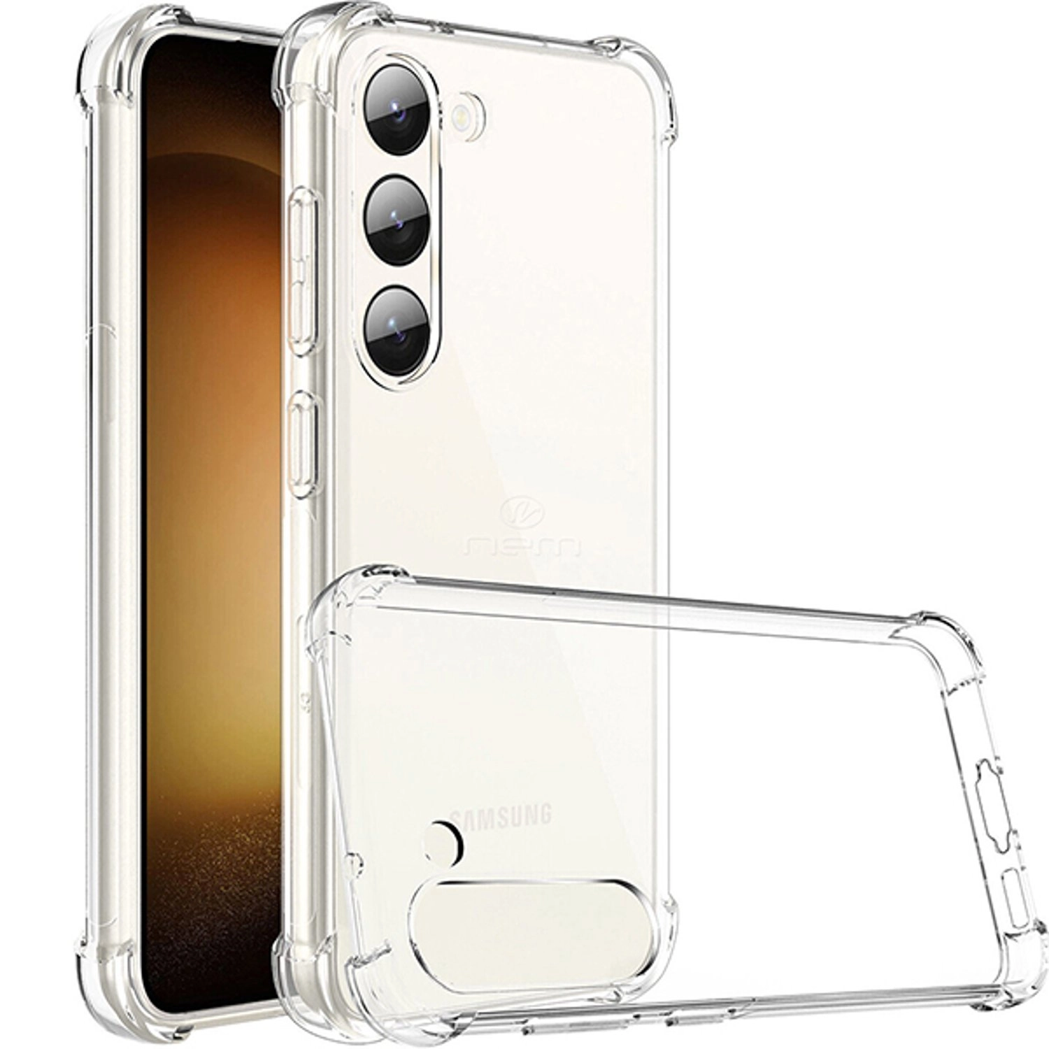 Clear Screen Protector + Back Protector for Galaxy S23 Plus