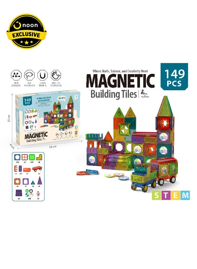 Magni Mates Magnetic Building Tiles - 149 pcs