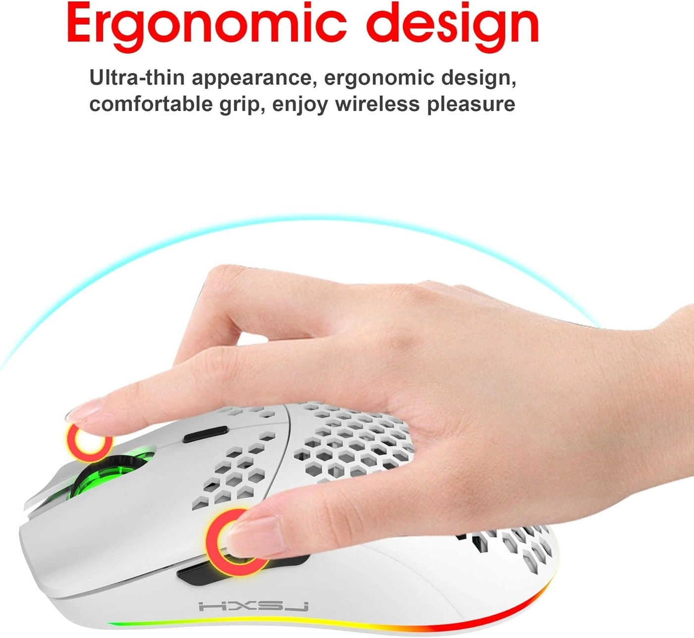 T66 Honeycomb Gaming Mouse - USB