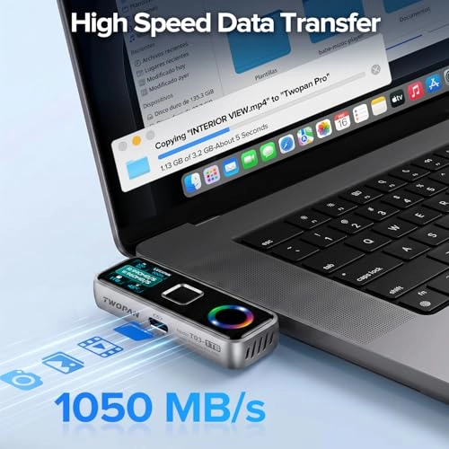 Magnetic Portable iPhone SSD - 2TB