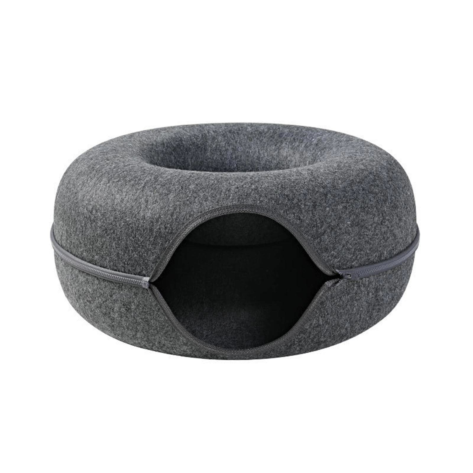 LWYOC Cat Tunnel Bed - 50x50x20cm felt