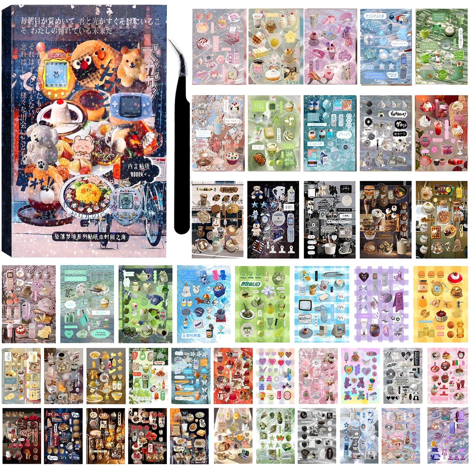 Anime Sticker Book 800 pcs