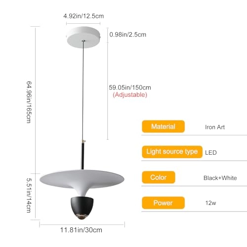 Modern Chandelier - 59in/150cm