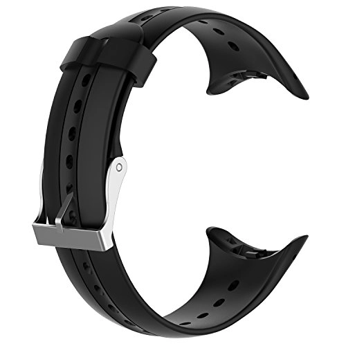 Watch Band for Garmin Swim - Silicone Black 103.85+124.25mm