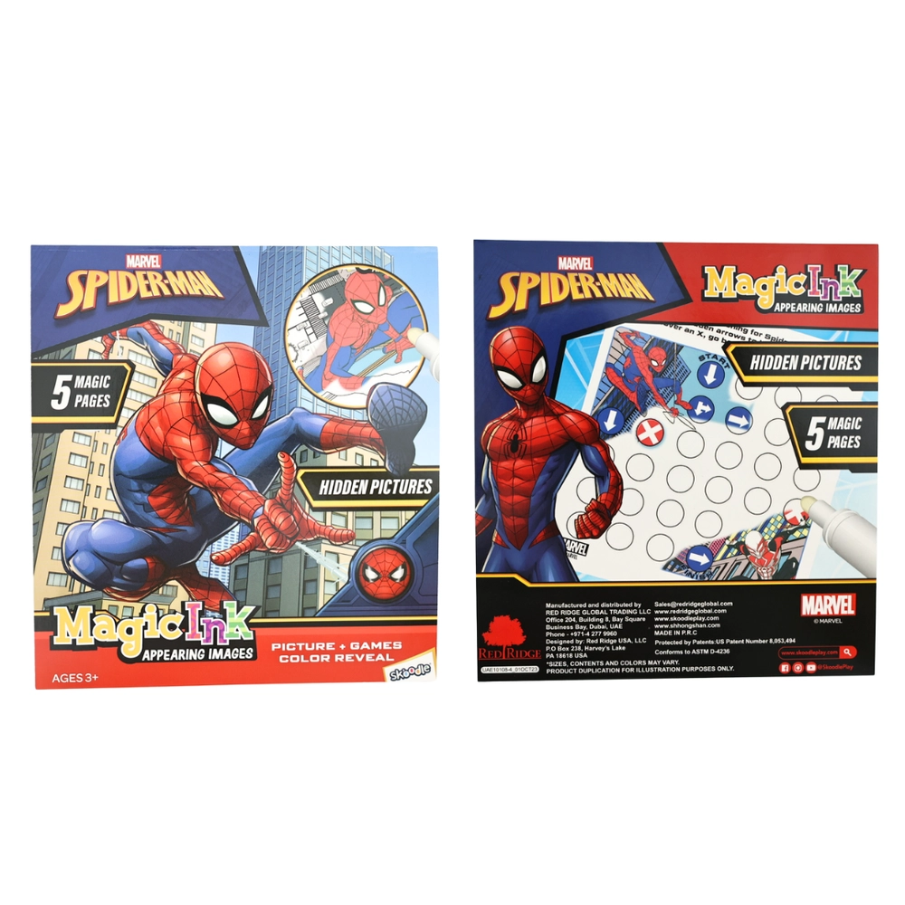Spider Man Mini Magic Ink Book - 3+ years