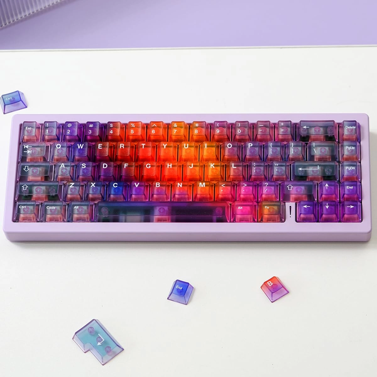 PBT Gradient Keycaps - 61/64/84/87/104/108 USB-C