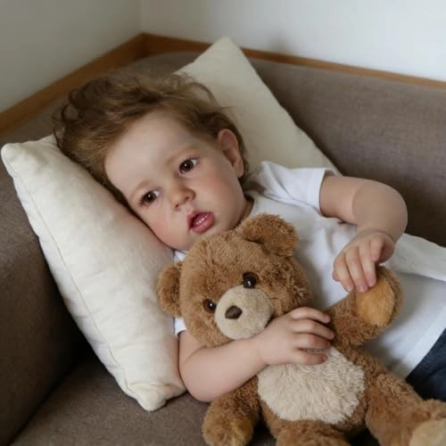 Liam Reborn Baby Doll - 20 inch Vinyl Boy Blonde Hair Ages 3+