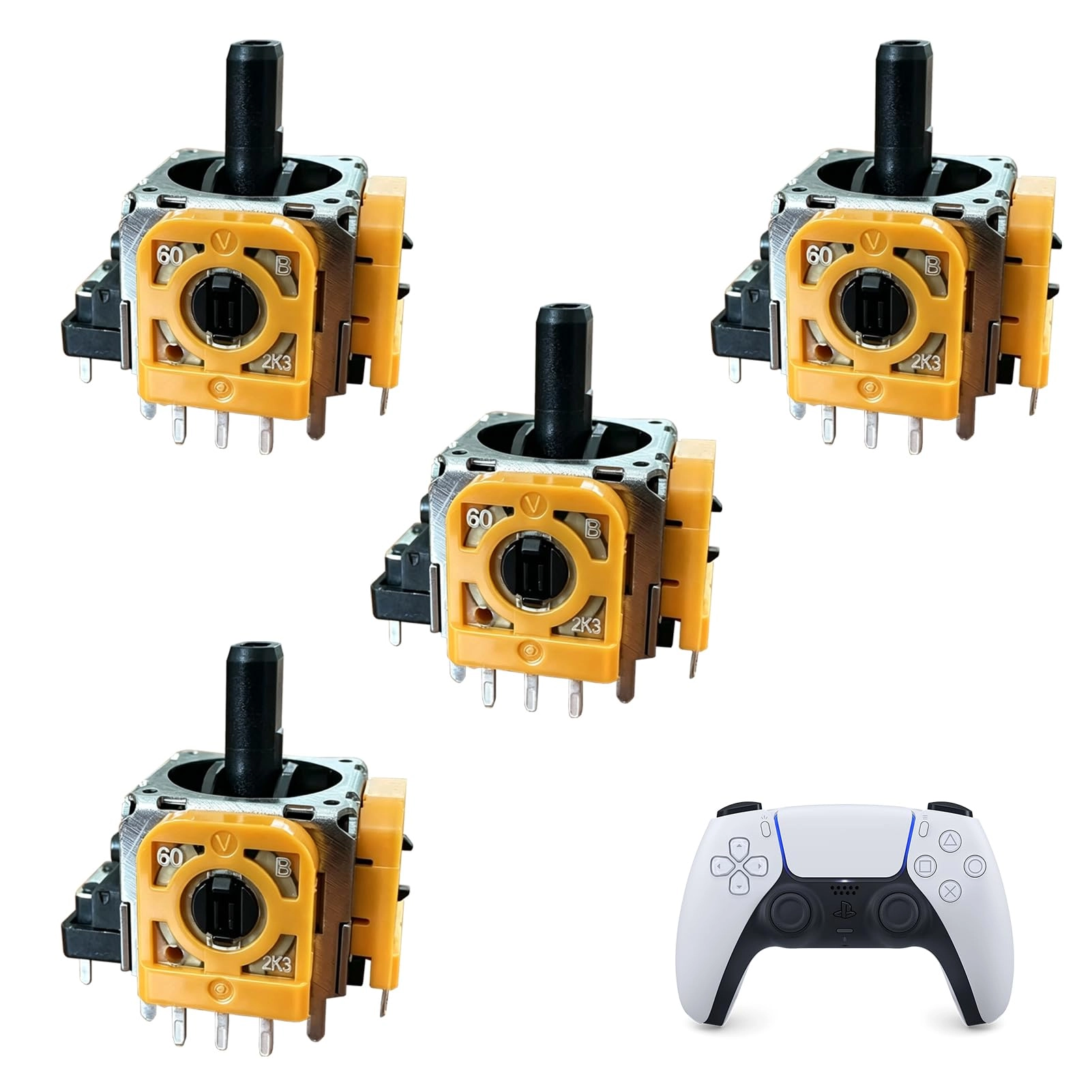 Lethra Anti Stick Drift 3D Analog Sensor Joystick - PS5
