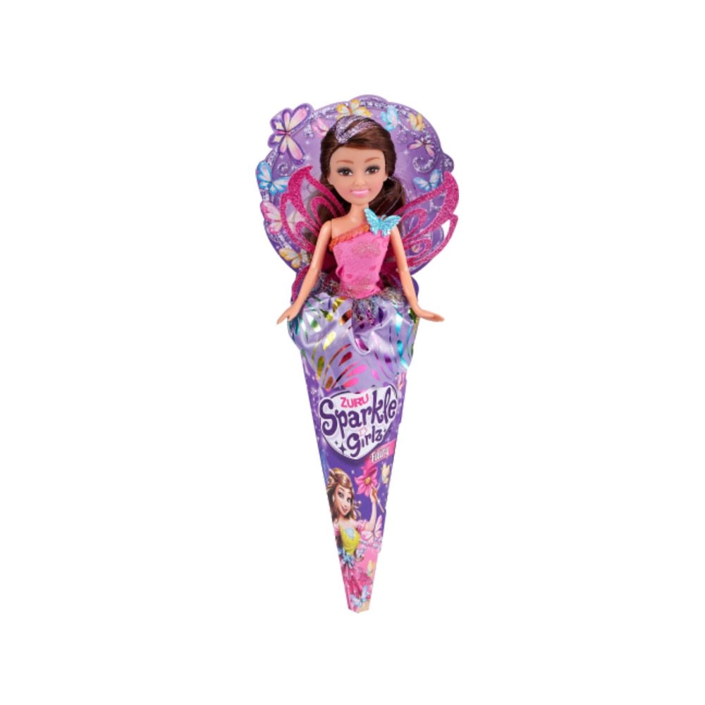 Sparkle Girlz Fairy Cone Doll - 10.5" Removable Outfit