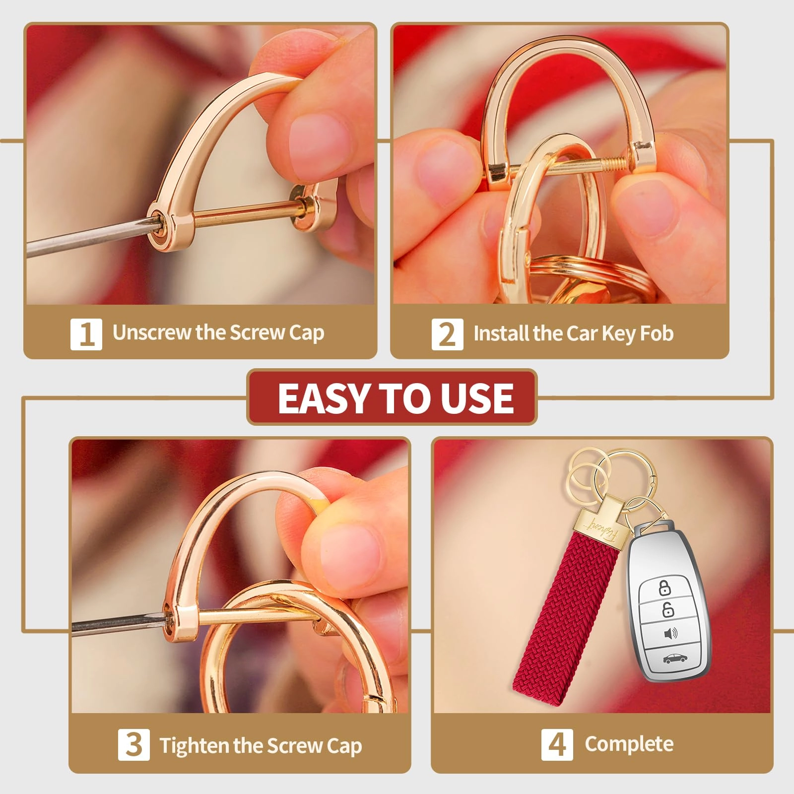 Stretchy Car Keychain - Fun