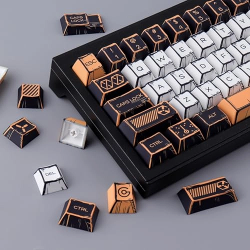 PBT Manga Keycaps - US Wired