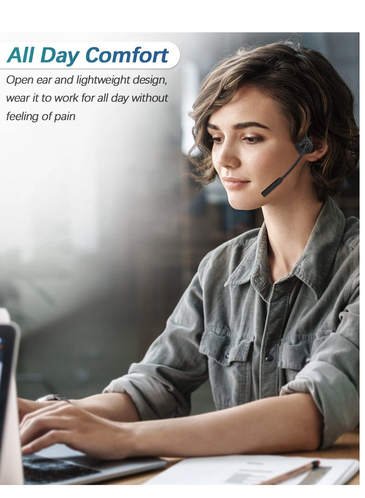 Bone Conduction Headphones Wireless Headphone