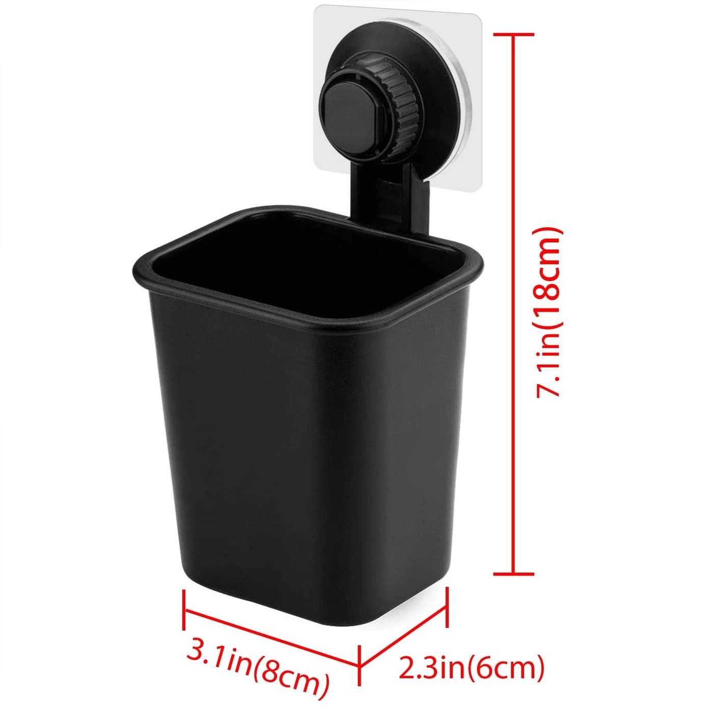 Wall Mount Toothbrush Holder - 5 Slots