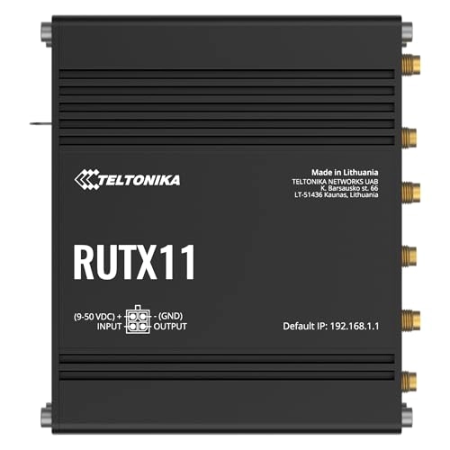 RUTX11000300 - 4G (LTE) Cat 6 802.11b/g/n/ac 867 Mbps