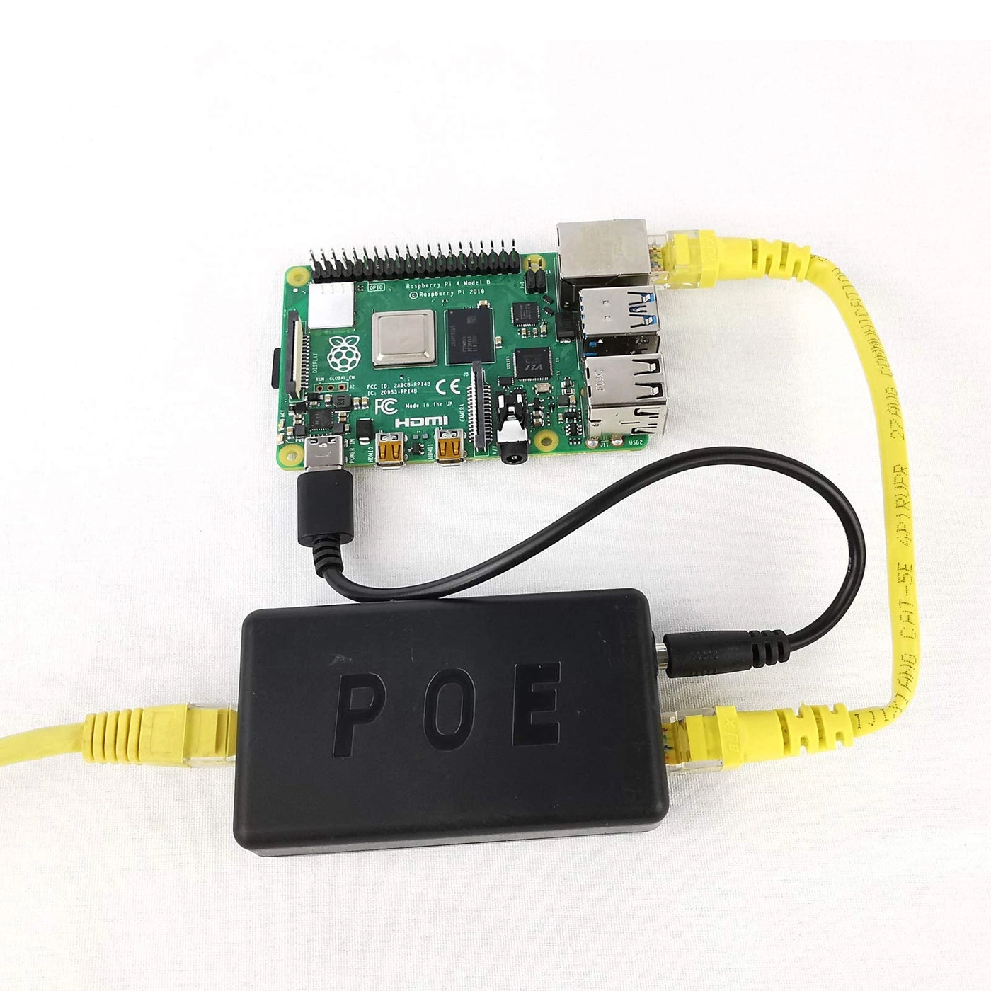 USB Type C Active PoE Splitter - 48V to 5V IEEE802.3af Gigabit
