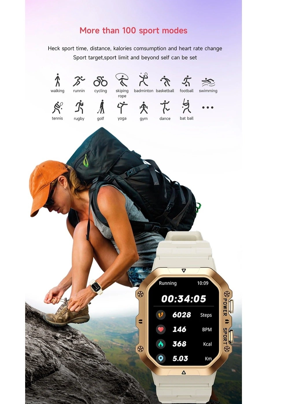 Active Glow Smart Watch