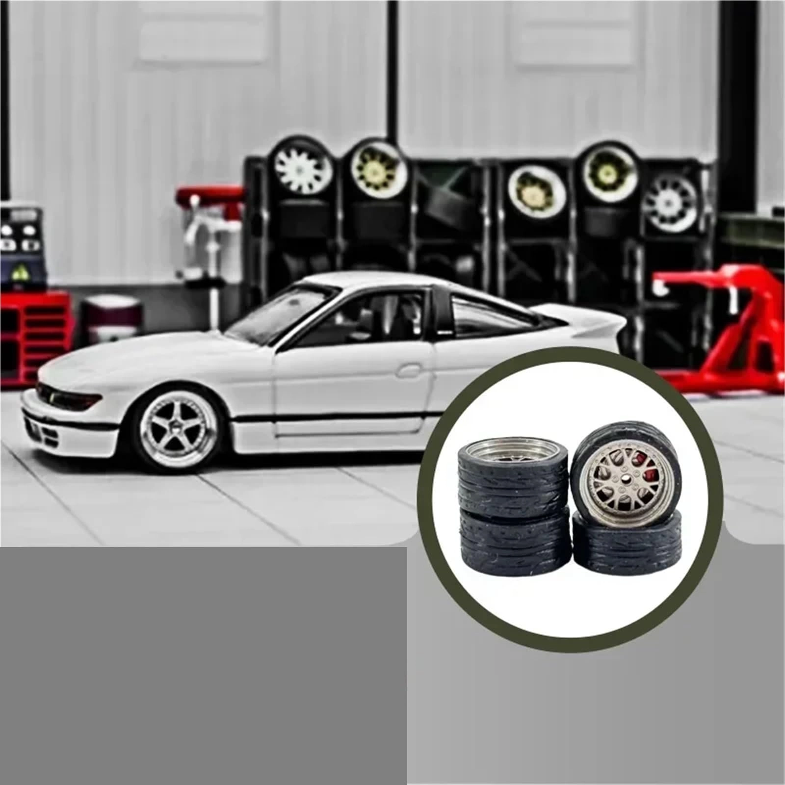 Tires + Wheels - 1/64