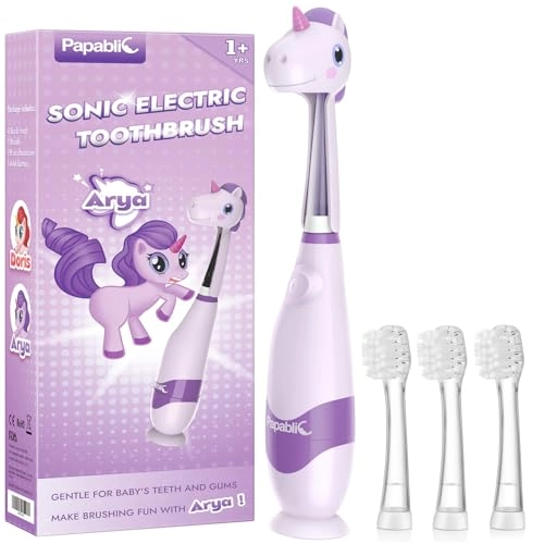 Arya - Toddler Sonic 4 Brush Heads Smart LED Timer