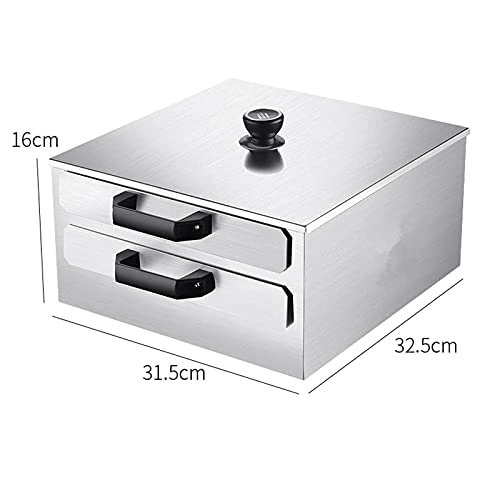 Rice Noodle Rolls Maker - 2-Layer 304 Stainless Steel