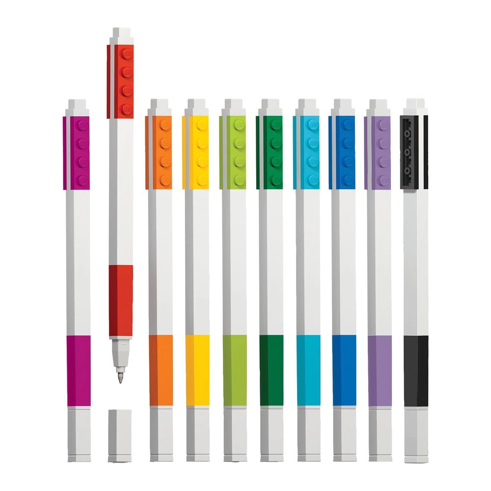 LEGO IQ Gel Pens - 10 Pack