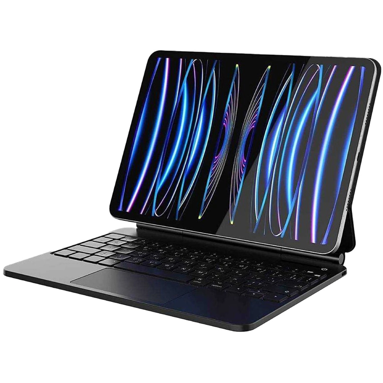 blupebble Keyboard Folio Case with Built-In Touchpad for iPad A16 11-inch / 10.9-inch