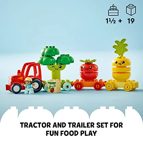 DUPLO My First Fruit and Vegetable Tractor (10982) - Multicolor 18 months and up