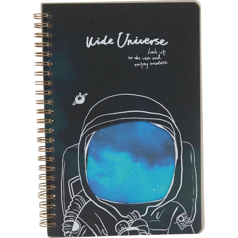 Notebook 19 X 26 cm Spiral - Grid 100 Sheets