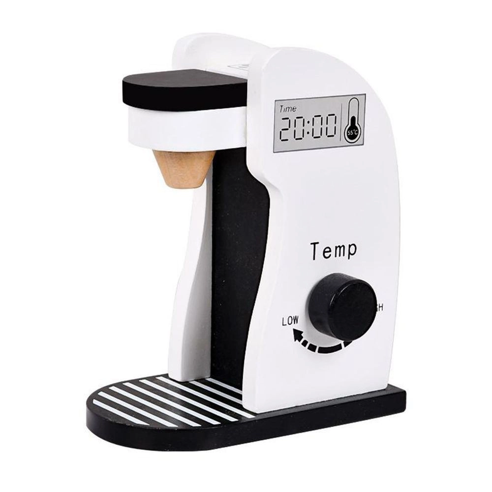 Little Angel Kids Wooden Coffee Maker Pretend Play Toy (5551007-Bl-20507)