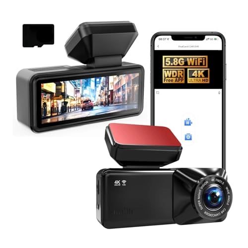 4K Lens Vehicle Security Camera + 64G Memory Card