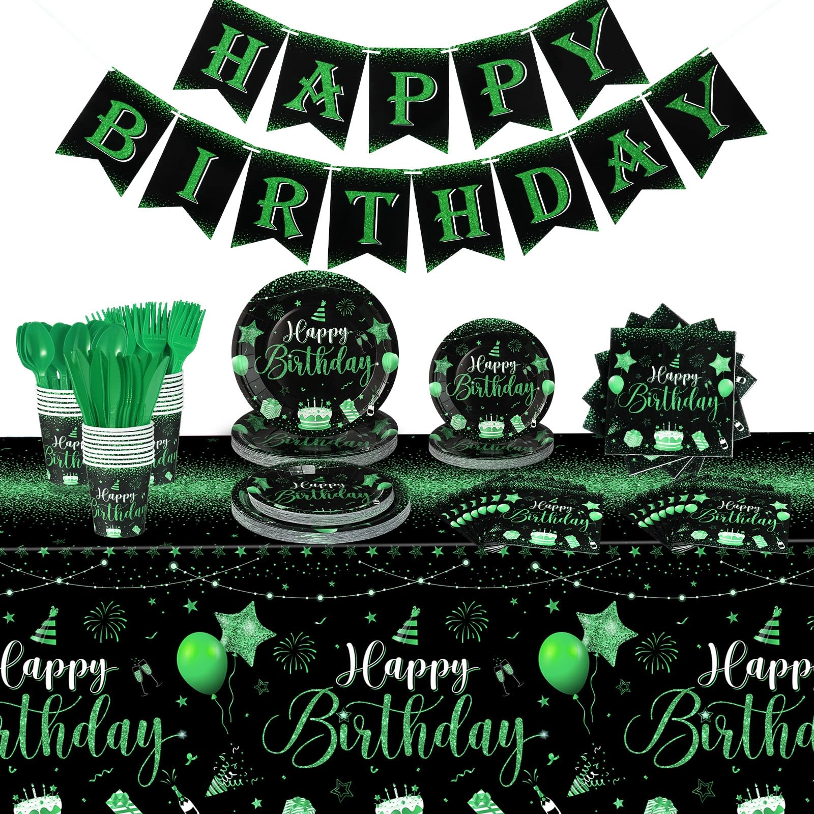 171 Pcs Happy Birthday Party Supplies