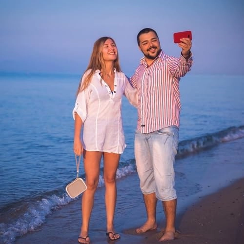 Case Compatible with Canon Ivy Mini CLIQ CLIQ+ CLIQ2 CLIQ+2 Instant Camera Printer - blue Mesh Pocket