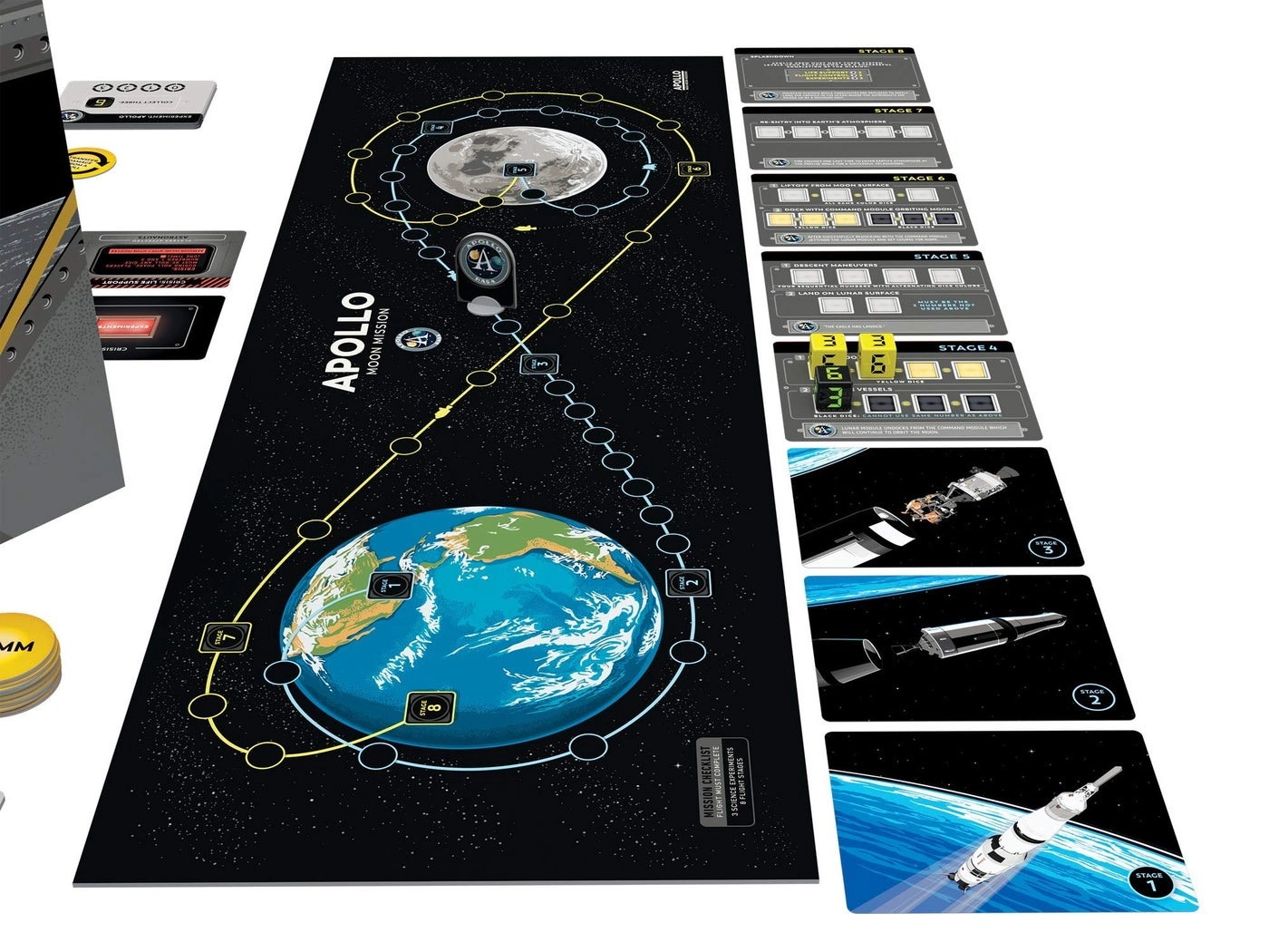 Apollo Games (NASA) - Long Play Strategy Game Space Mission