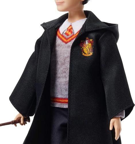 Harry Potter Fashion Doll - Detachable Hogwarts Robe Wand Accessory Ages 6+