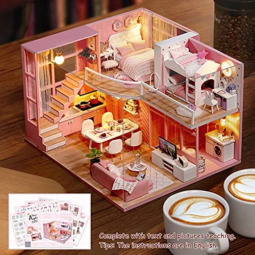 DIY Miniature Dollhouse Kit - Warm Moment 1:24