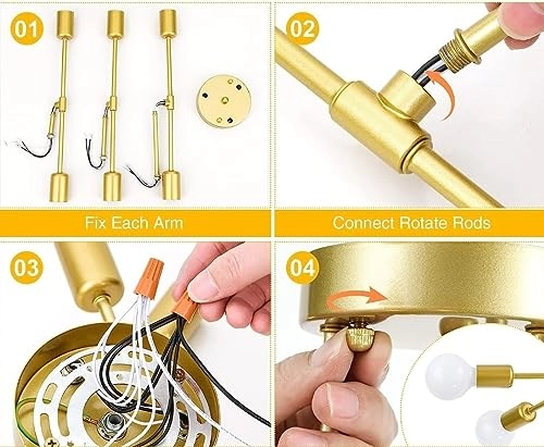 Low Height Ceiling Chandelier