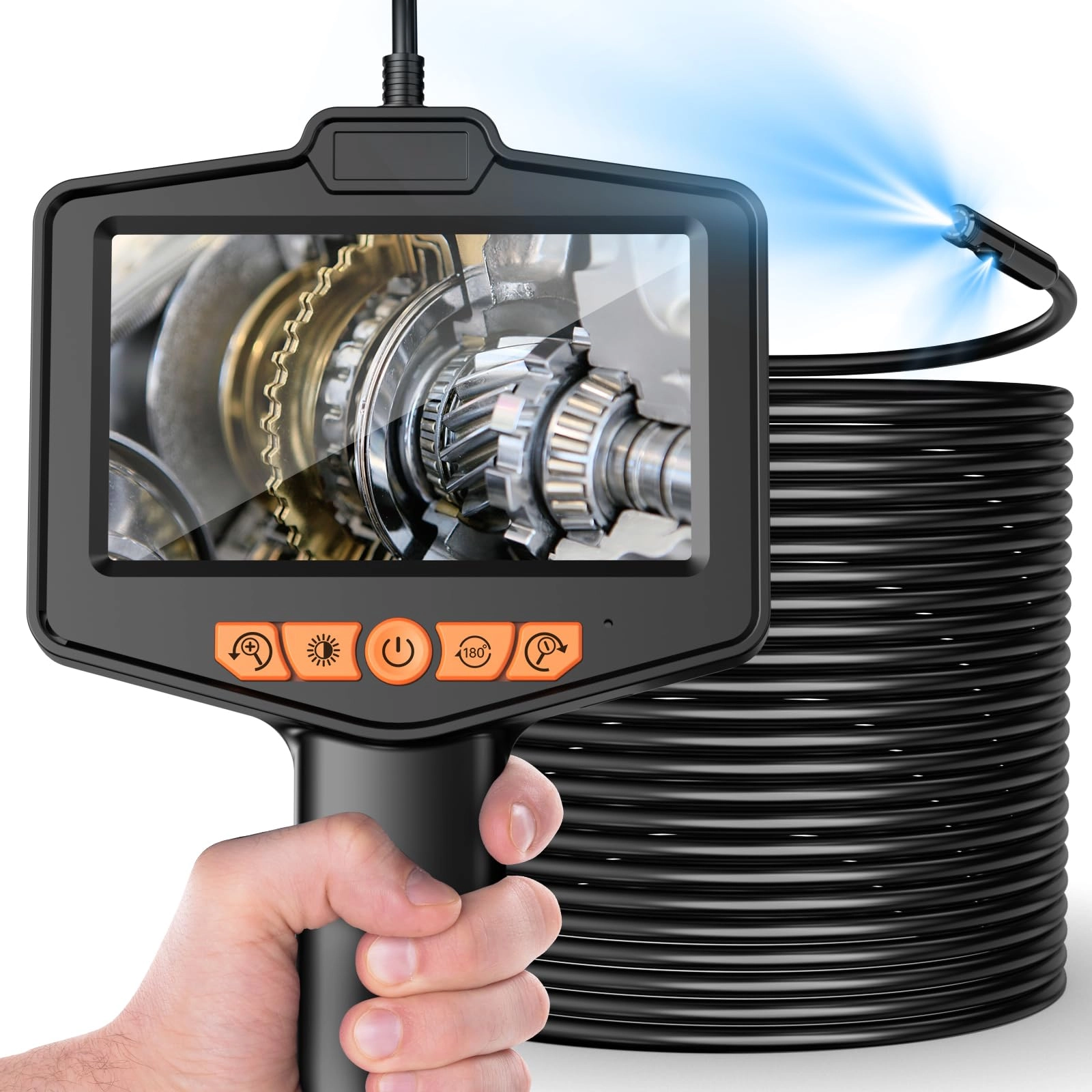 Anhendeler Dual Lens Borescope Inspection Camera