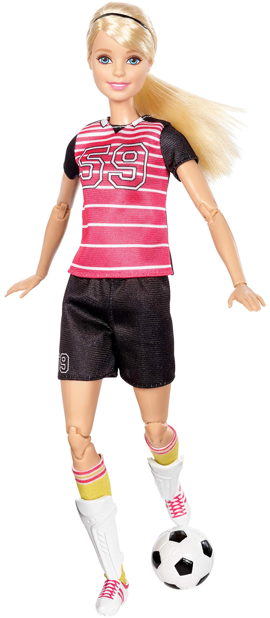 Barbie Made to Move Soccer Player - Brunette 22 joints