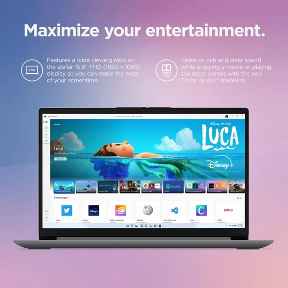 IdeaPad 82QD - 15.6'' Core i5-1235U 16GB DDR4 1TB SSD