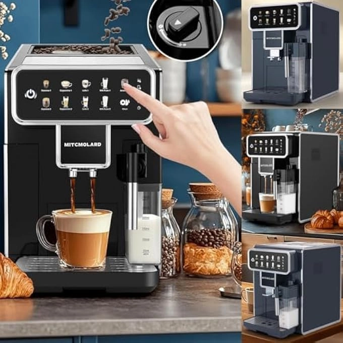 CM1001 - Bean to Cup Grinder Milk Frother