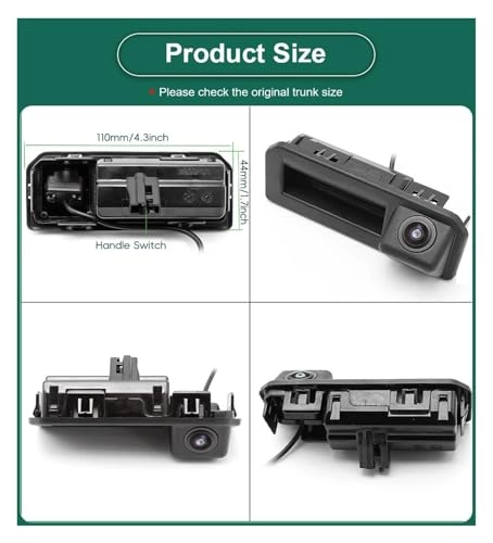 Vehicle Rear View Camera - Starlight Night Vision AHD CVBS 1920x1080P