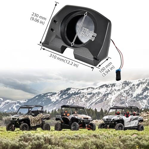 Rear Roof Speakers Pods - Polaris General 1000 2020-2025