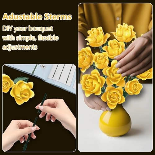 Bouquet Building Kit - 6 years and up 585 pieces