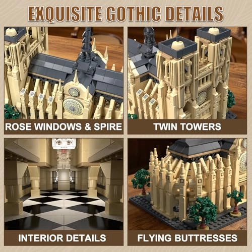 Notre Dame de Paris - Notre Dame Cathedral 1757 pcs