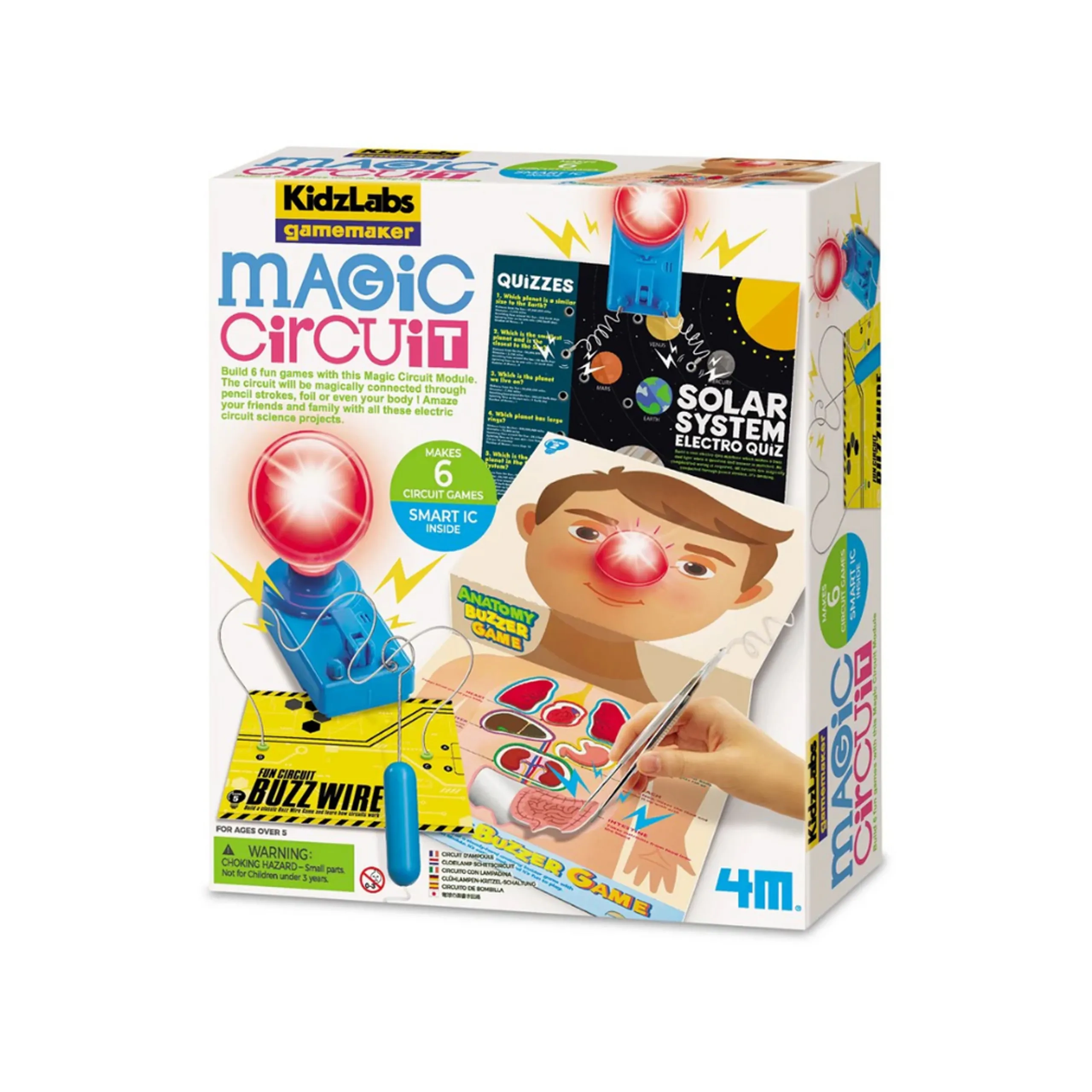 4M KidzLabs Gamemaker Magic Circuit Games Kit - STEM - 5 years+