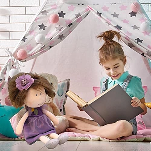 Rag Doll - 35cm Purple Handmade