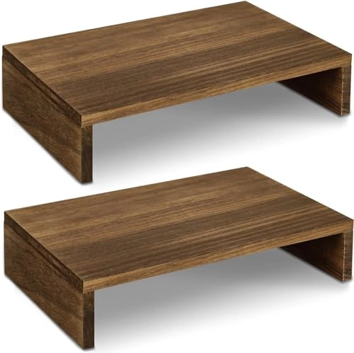 Carpentray Store Monitor Stand Riser - 14.2 in. Sheesham Wood