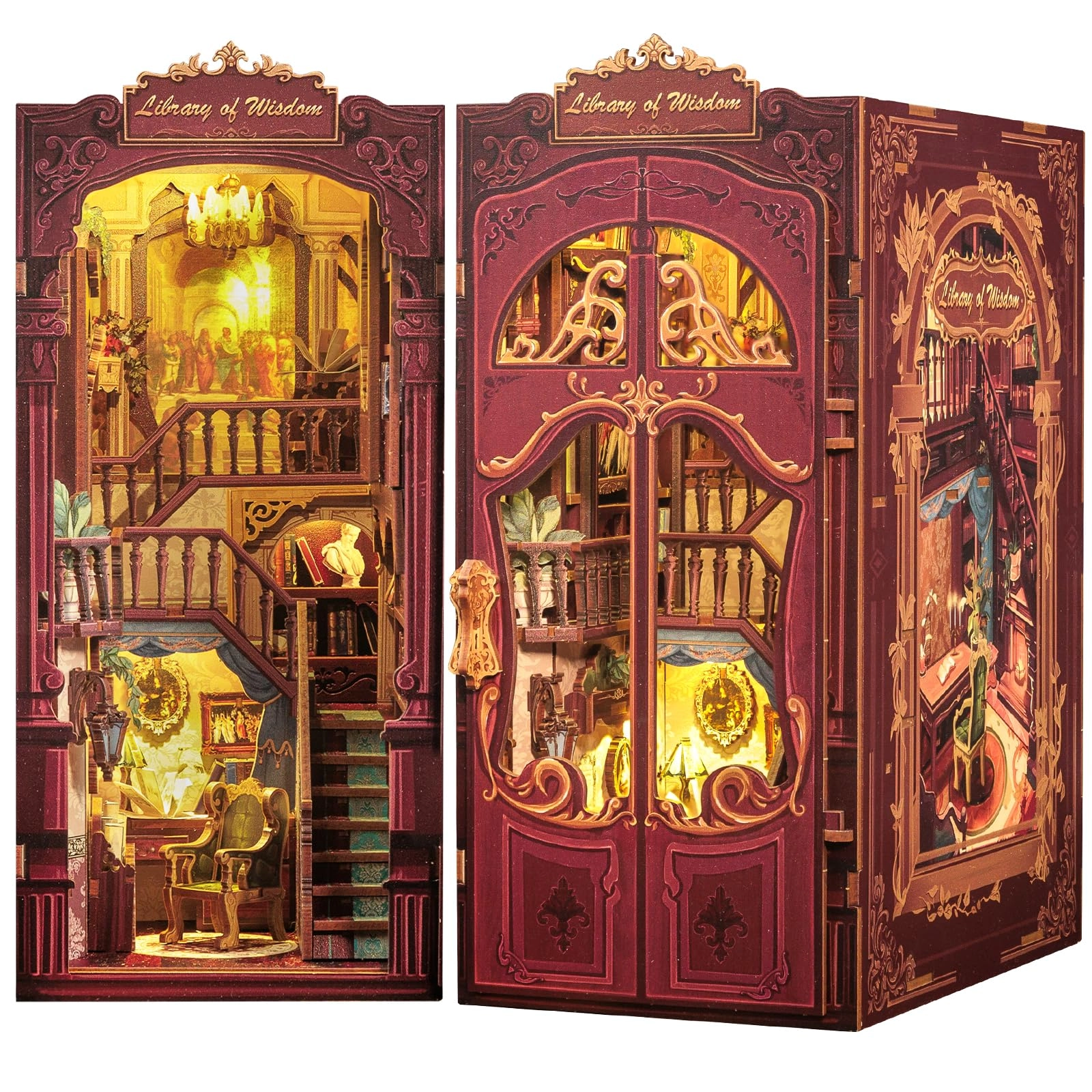 DIY Book Nook Kit - Library of Wisdom